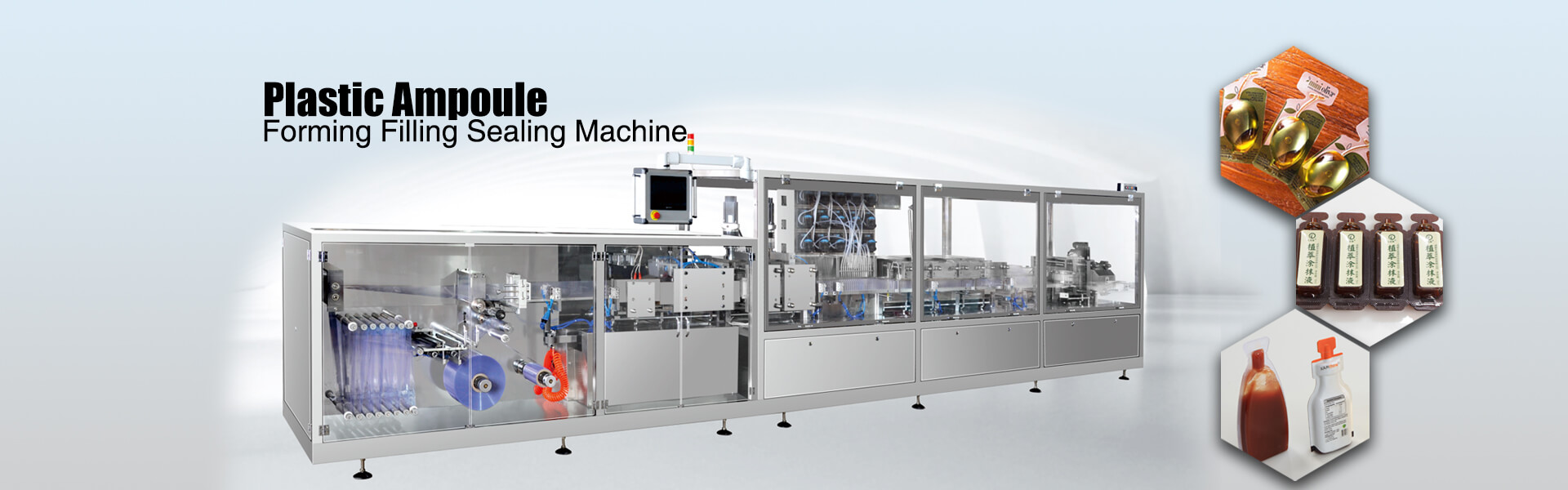 plastic ampoule filling sealing machine